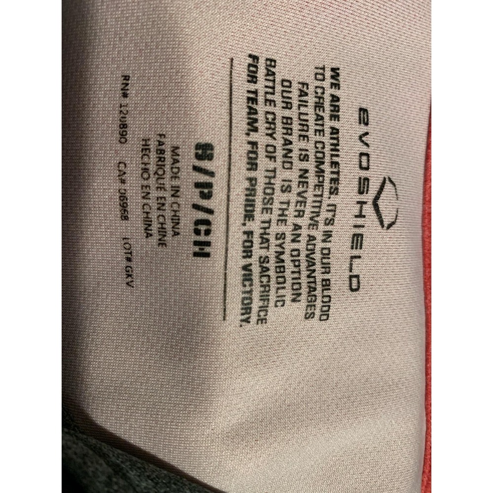 Evoshield Performance Pullover Men's Small 1/4 Zip Gray Red Base Layer - Picture 2 of 8
